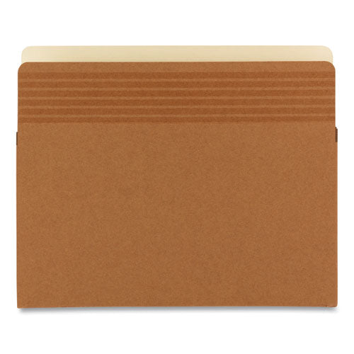 Image of Smead Easy Grip Pockets, 5.25" Expansion, Letter Size, Redrope, 10/box