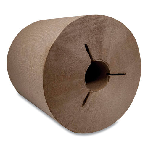 Image of Morcon Tissue Morsoft Controlled Towels, Y-Notch, 1-Ply, 8" x 800 ft, Kraft, 6 Rolls/Carton