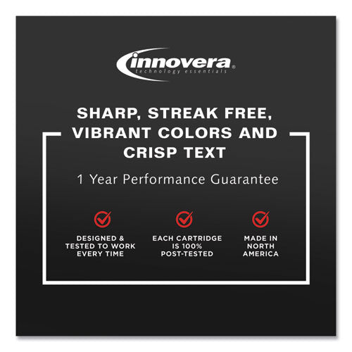Image of Innovera® Remanufactured Black/Tri-Color Ink, Replacement for 62 (N9H64FN), 200/165 Page-Yield