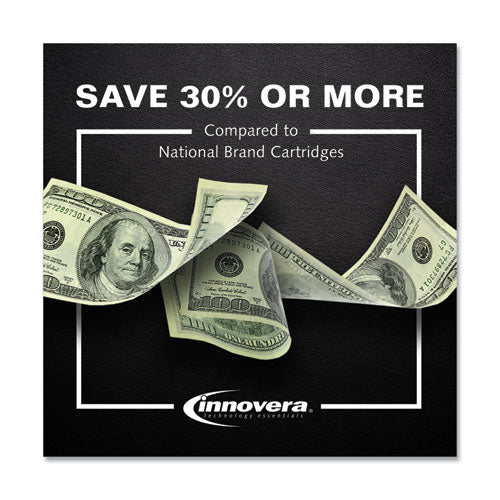 Image of Innovera® Remanufactured Black/Tri-Color Ink, Replacement for 62 (N9H64FN), 200/165 Page-Yield