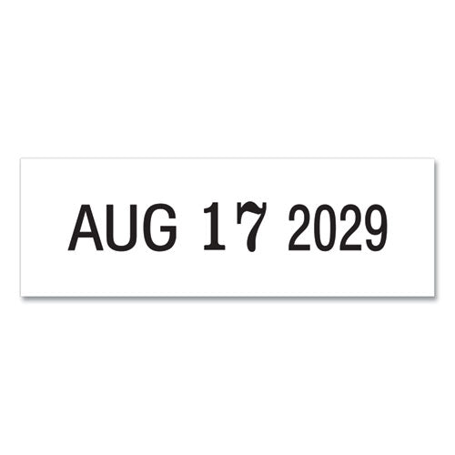 Image of Offistamp® Self-Inking Date Stamp, 5 Years, 1" X 0.38", Black Ink