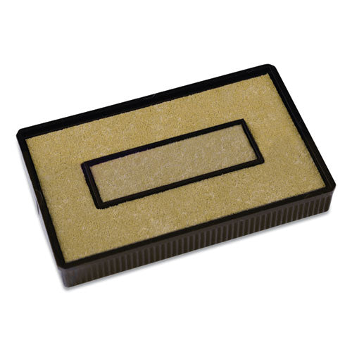 Image of Offistamp® Un-Inked Replacement Pad for Self-Inking Stamps, Two-Color, Compatible with All Ink Colors, 1.88" x 1.13", 3/Pack