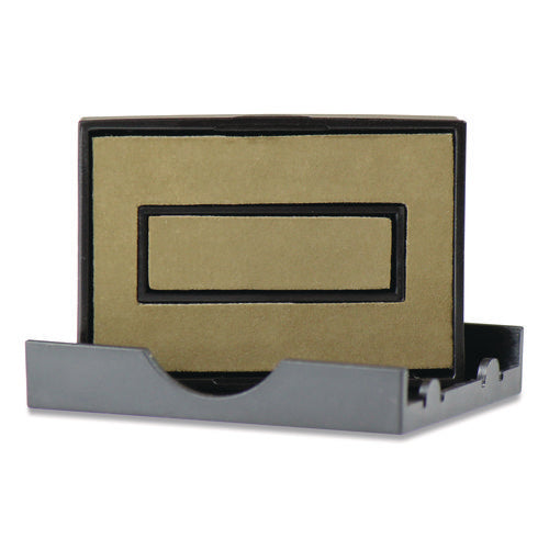 Image of Offistamp® Un-Inked Replacement Pad for Self-Inking Stamps, Two-Color, Compatible with All Ink Colors, 1.88" x 1.13", 3/Pack