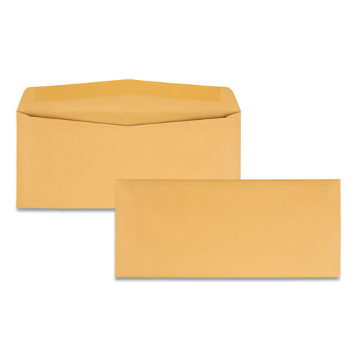Image of Quality Park Kraft Envelope, #11, Commercial Flap, Gummed Closure, 4.5 X 10.38, Brown Kraft, 500/box