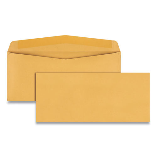Image of Quality Park Kraft Envelope, #14, Commercial Flap, Gummed Closure, 5 X 11.5, Brown Kraft, 500/box