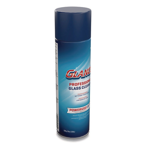 Image of Diversey Glance Powerized Glass And Surface Cleaner, Ammonia Scent, 19 Oz Aerosol Spray, 12/carton