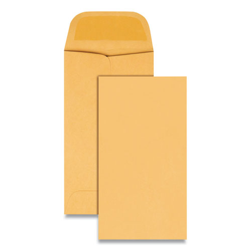 Image of Quality Park Kraft Coin And Small Parts Envelope, #5, Square Flap, Gummed Closure, 2.88 X 5.25, Brown Kraft, 500/box