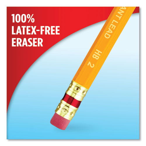 Image of Paper Mate® Everstrong #2 Pencils, Hb (#2), Black Lead, Yellow Barrel, 24/pack