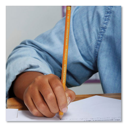 Image of Paper Mate® Everstrong #2 Pencils, Hb (#2), Black Lead, Yellow Barrel, 24/pack