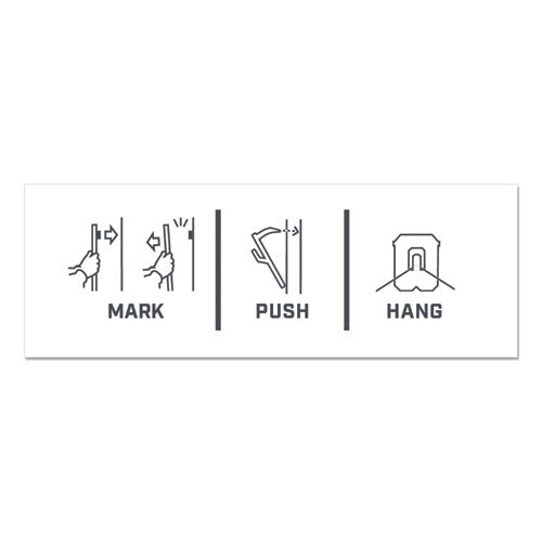 Image of 3M Claw Drywall Picture Hanger, Stainless Steel, 45 lb Capacity, 3 Hooks and 3 Spot Markers