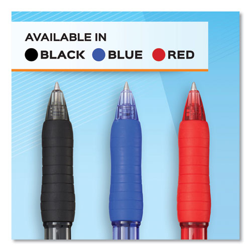 Image of Paper Mate® Profile Gel Pen, Retractable, Medium 0.7 Mm, Black Ink, Translucent Black Barrel, 36/pack