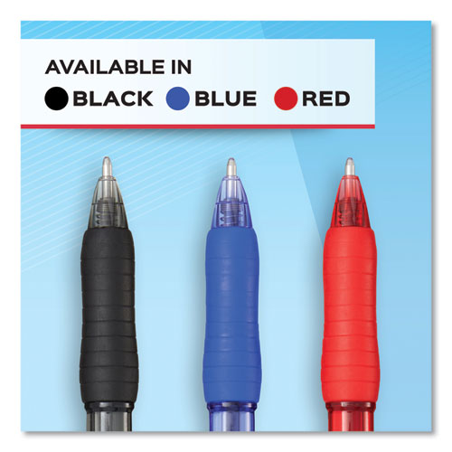 Image of Paper Mate® Profile Ballpoint Pen, Retractable, Medium 1 Mm, Black Ink, Translucent Black Barrel, 36/pack