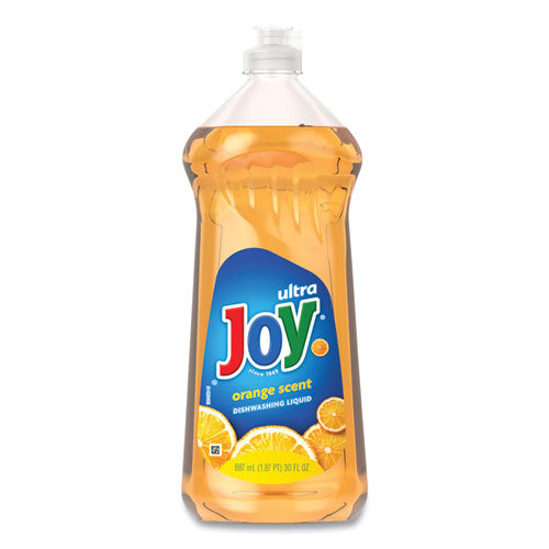 Image of Joy® Ultra Orange Dishwashing Liquid, Orange Scent, 30 oz Bottle, 10/Carton