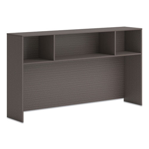 Image of HON® Mod Desk Hutch, 3 Compartments, 72w x 14d x 39.75h, Slate Teak