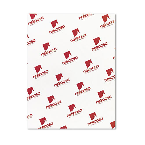 Image of Nekoosa Fast Pack Digital Carbonless Paper, 1-Part, 8.5 X 11, White, 500 Sheets/ream, 5 Reams/carton