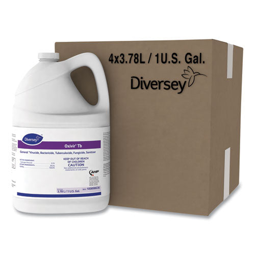 Image of Diversey Oxivir Tb, Natural Cherry Almond Scent, 3.78 L Container, 4/carton