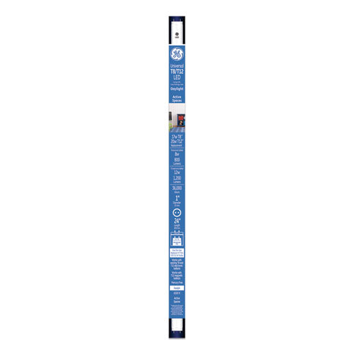 Image of GE 24" T8/T12, 20 W, T8 Tube, 8 W, Daylight, 6/Carton