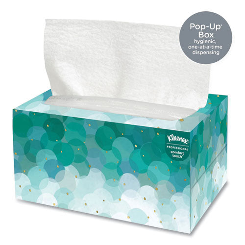 Image of Kleenex® Ultra Soft Hand Towels, POP-UP Box, 1-Ply, 9 x 10, White, 70/Box