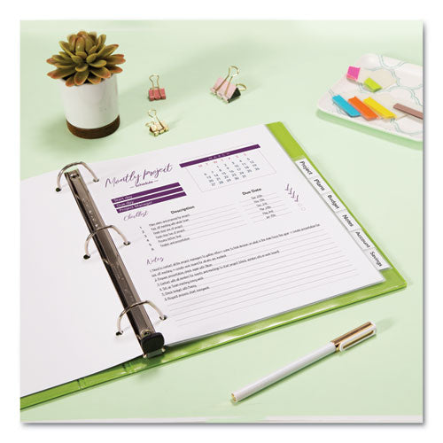 Image of Avery® Insertable Big Tab Plastic Dividers, 8-Tab, 11 X 8.5, Clear, 1 Set