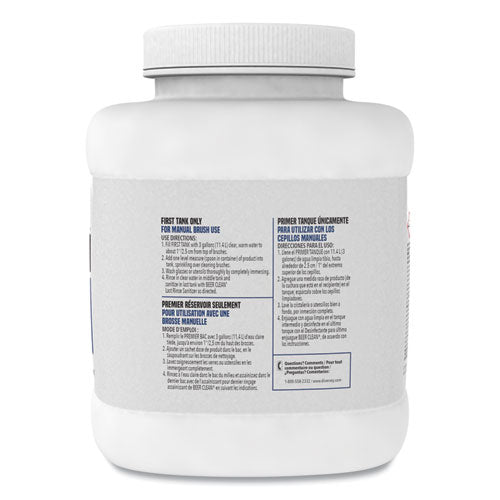 Image of Diversey Beer Clean Glass Cleaner, Unscented, Powder, 4 Lb. Container