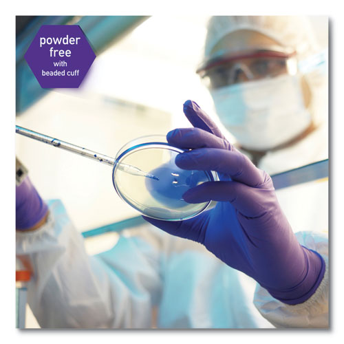 Image of Kimtech PURPLE NITRILE Exam Gloves, 242 mm Length, Large, Purple, 1,000/Carton
