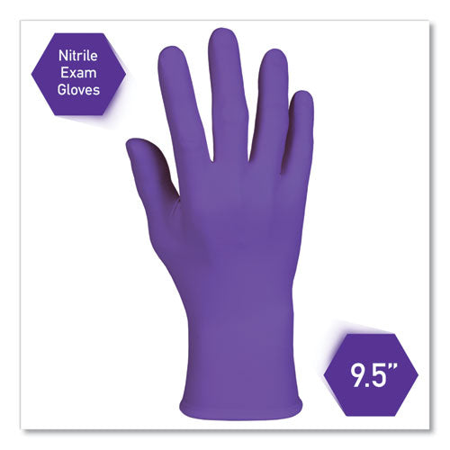Image of Kimtech PURPLE NITRILE Exam Gloves, 242 mm Length, Large, Purple, 1,000/Carton