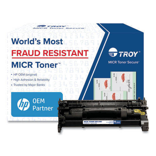 Image of TROY® 0281680001 289a Micr Toner Secure, Alternative For Hp Cf289a, Black