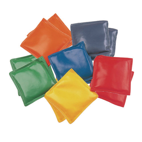 Image of Champion Sports Bean Bag Set, Vinyl, 4", Assorted Colors, 12/box