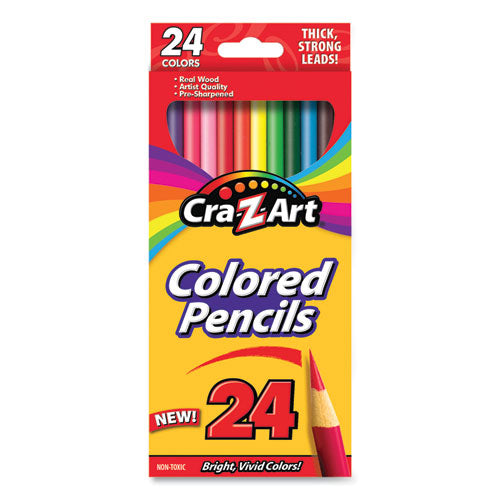 Image of Cra-Z-Art® Colored Pencils, 24 Assorted Lead and Barrel Colors, 24/Pack