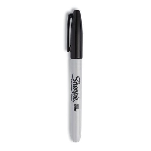 Image of Sharpie® Fine Tip Permanent Marker, Canister, Black, 36/pack