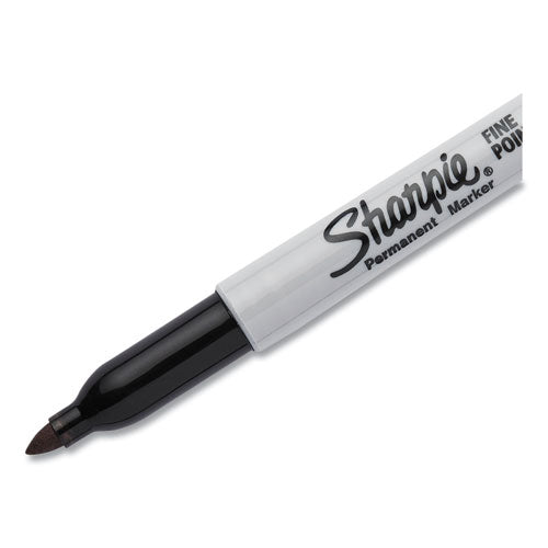 Image of Sharpie® Fine Tip Permanent Marker, Canister, Black, 36/pack