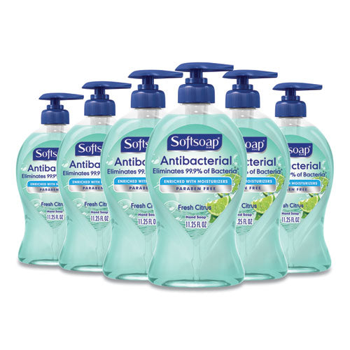 Image of Softsoap® Antibacterial Hand Soap, Fresh Citrus Scent, 11.25 oz, 6/Carton