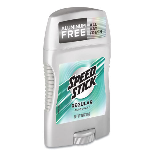 Image of Speed Stick® Deodorant, Regular Scent, 1.8 Oz, White, 12/carton