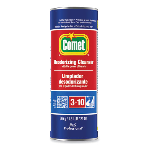 Image of Comet® Deodorizing Cleanser With Bleach, Powder, 21 Oz Canister