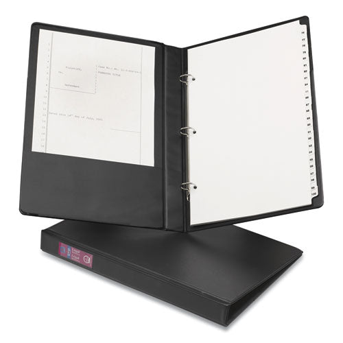 Image of Avery® Legal Durable Non-View Binder With Round Rings, 3 Rings, 1" Capacity, 14 X 8.5, Black, (6400)