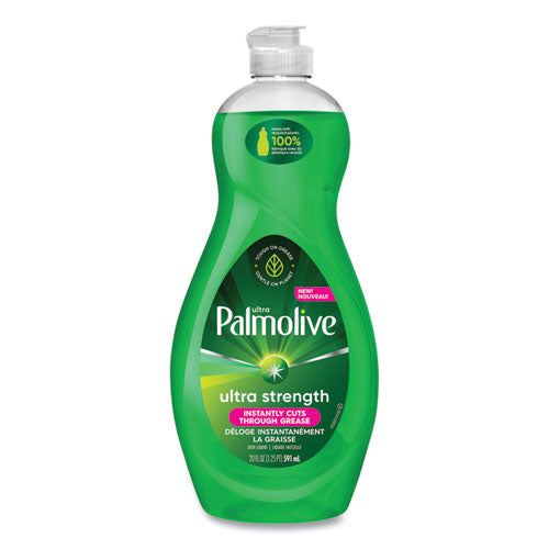 Image of Ultra Palmolive® Dishwashing Liquid, Ultra Strength, Original Scent, 20 Oz Bottle, 9/ctn