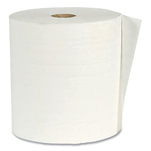 Image of American Paper Converting Hardwound Paper Towel Roll, Virgin Paper, 1-Ply, 7.88" X 800 Ft, White, 6/carton