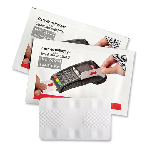Image of TST/Impreso, Inc. Magnetic Card Reader Cleaning Cards, 2.1" X 3.35", 50/carton