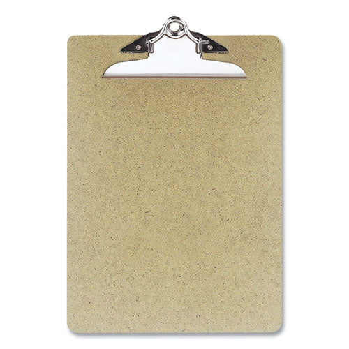 Image of Officemate Recycled Hardboard Clipboard, 1" Clip Capacity, Holds 8.5 x 11 Sheets, Brown, 3/Pack