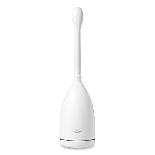 Image of OXO Good Grips Nylon Toilet Brush With Canister, White