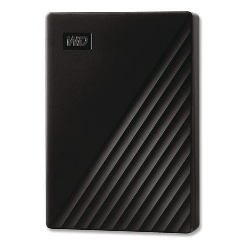 Image of WD My Passport External Hard Drive, 4 Tb, Usb 3.2, Black