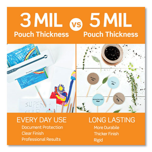 Image of Scotch Laminating Pouches, 3 Mil, 9" X 11.5", Gloss Clear, 20/pack