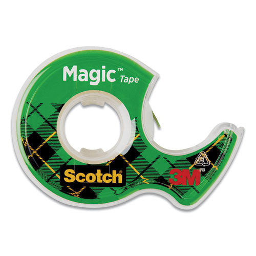Image of Scotch® Magic Tape In Handheld Dispenser, 1" Core, 0.75" X 25 Ft, Clear
