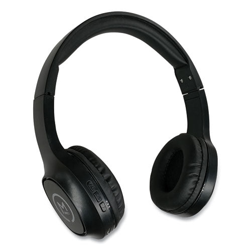 Image of Morpheus 360® TREMORS Stereo Wireless Headphones with Microphone, 3 ft Cord, Black