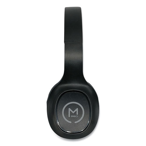 Image of Morpheus 360® TREMORS Stereo Wireless Headphones with Microphone, 3 ft Cord, Black