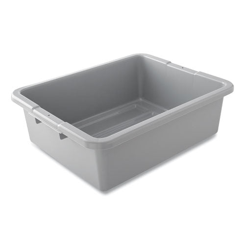 Image of Rubbermaid® Commercial Bus/utility Box, 17.3" X 7" X 21.5", Gray, 100/carton