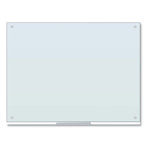 Image of U Brands Glass Dry Erase Board, 48" x 36" (Actual Size: 47" x 35"), White Surface