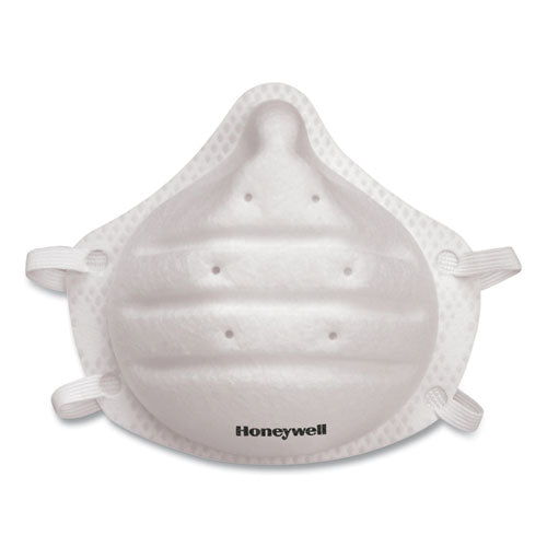 Image of Honeywell ONE-Fit N95 Single-Use Molded-Cup Particulate Respirator, One Size Fits Most, White, 10/Pack