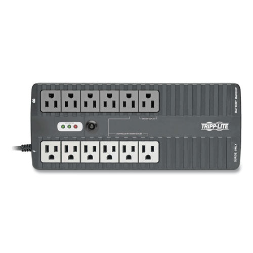 Image of Tripp Lite by Eaton Eco Series Energy-Saving Standby Ups With Usb, 12 Outlets, 750 Va, 420 J