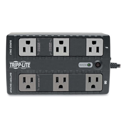 Image of Tripp Lite by Eaton ECO Series Energy-Saving Standby UPS, 6 Outlets, 350 VA, 316 J